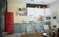 cuisine design couleurs original